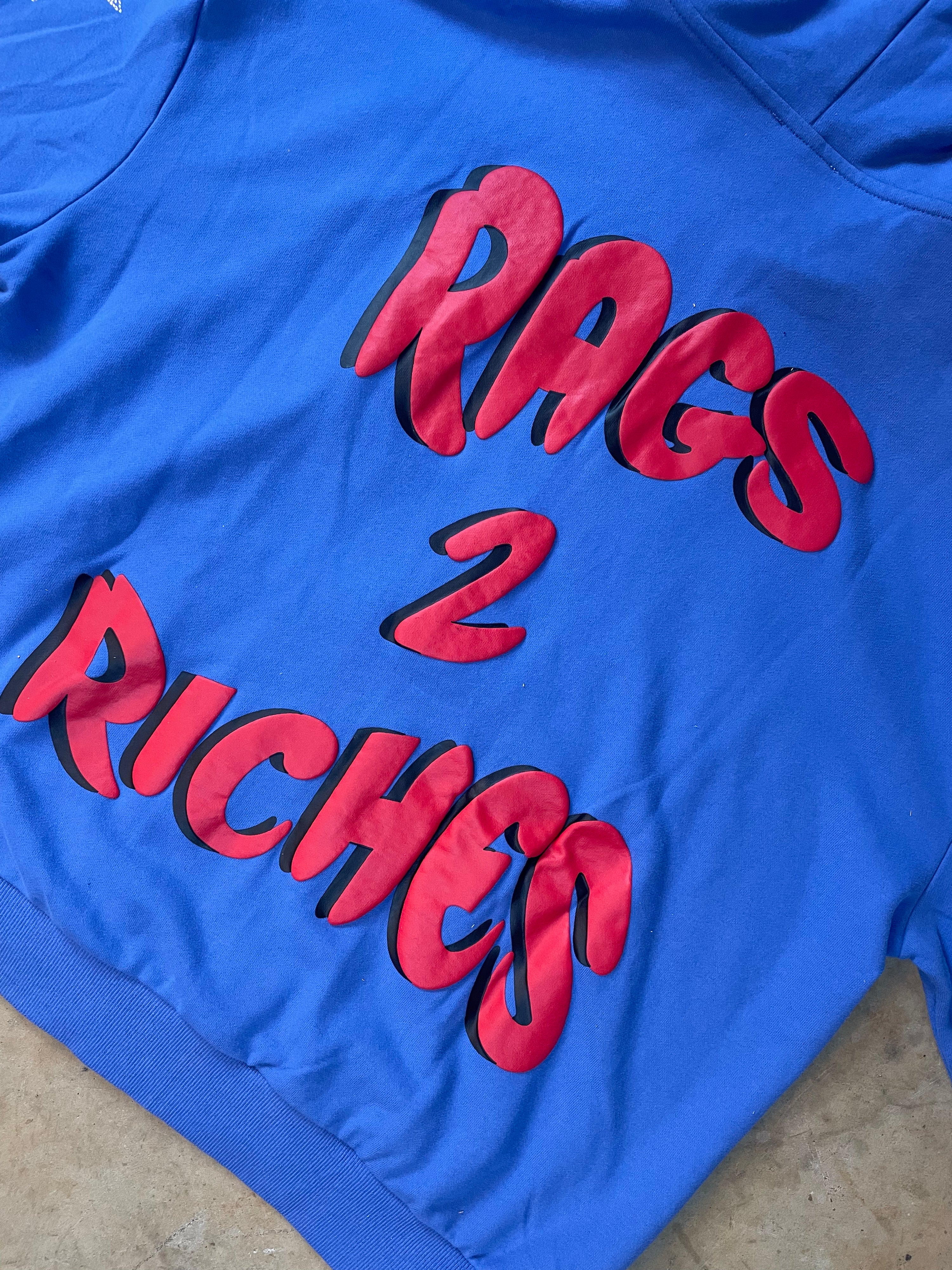DRACOO 'RAGS 2 RICHES' ZIP-UP [BLUE]